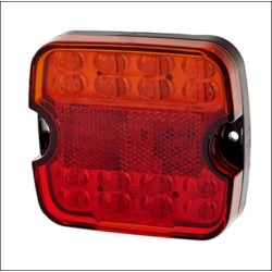 Lampa stop auto Patrata LED 4 functii Stop, Pozitie, Semnaliztor si Ochi pisica 10-30V Lampa stop auto Patrata LED 4 functii Stop, Pozitie, Semnaliztor si Ochi pisica 10-30V